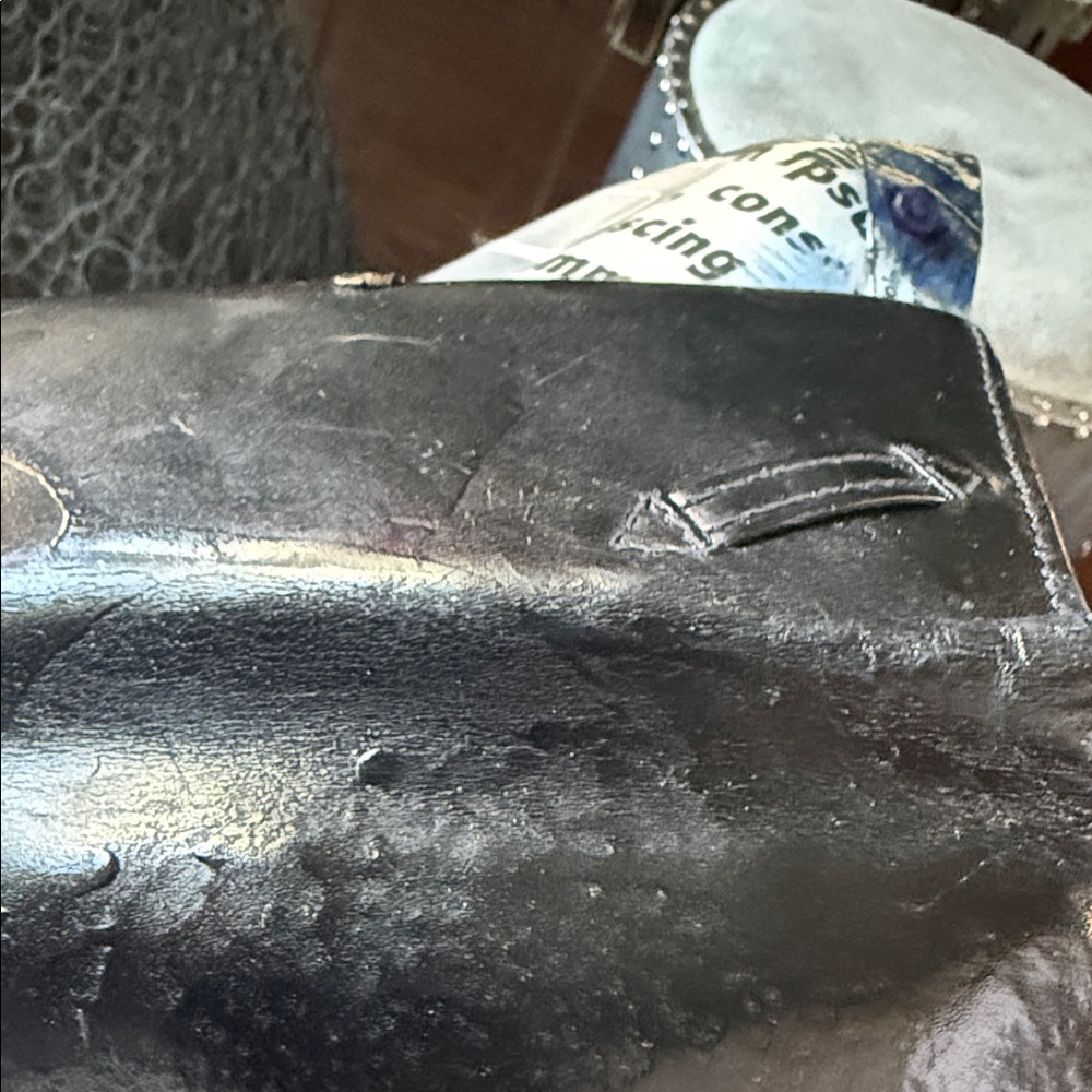 Dior Black Leather Wallet with Silver Logo - Picture 8 of 16